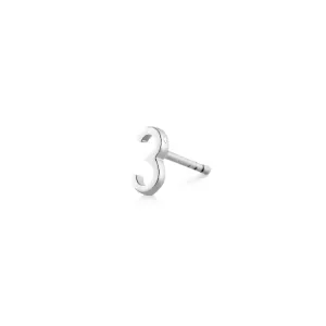 My 3 18K Whitegold Stud w. Diamond