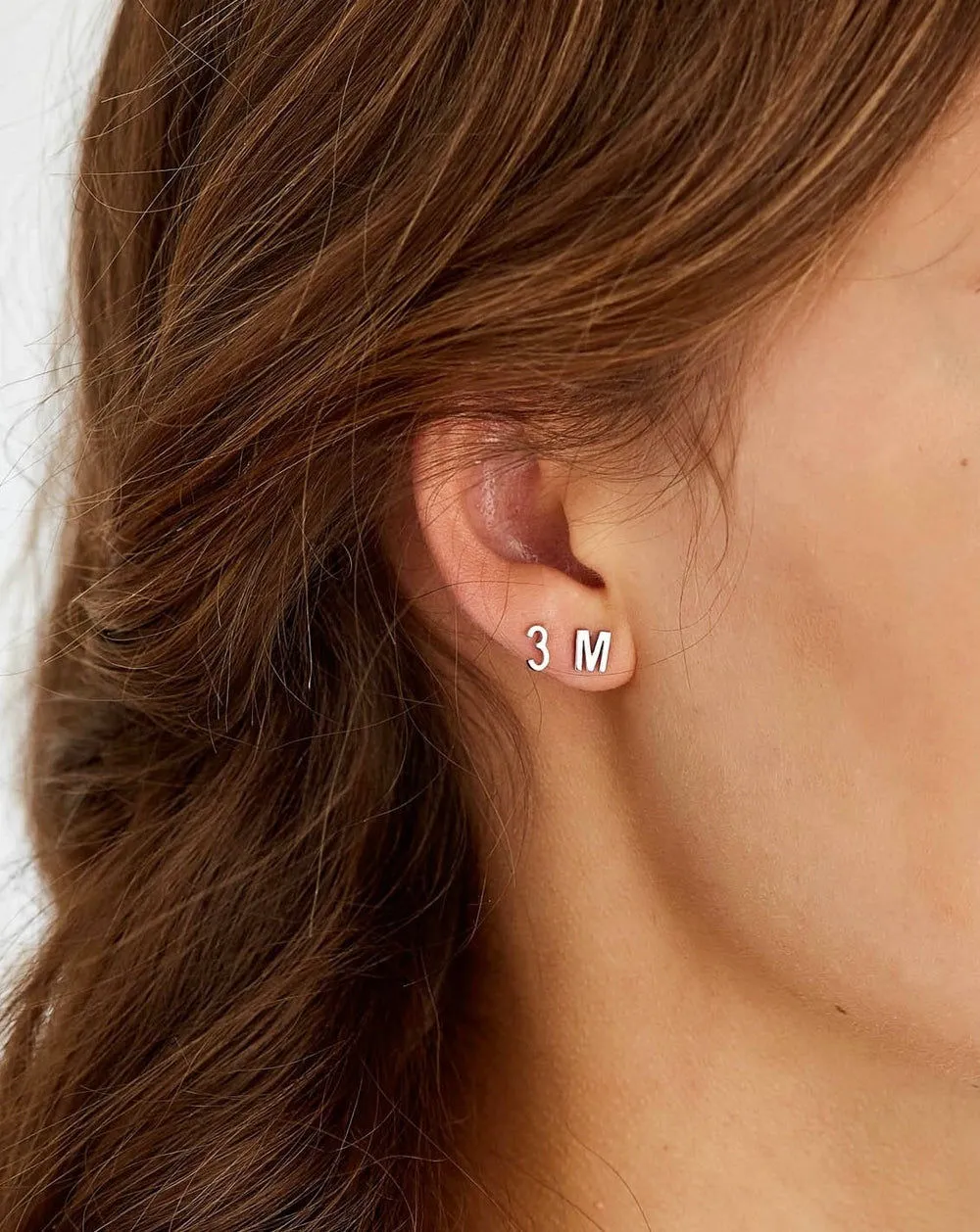 My K 18K Whitegold Stud w. Diamond