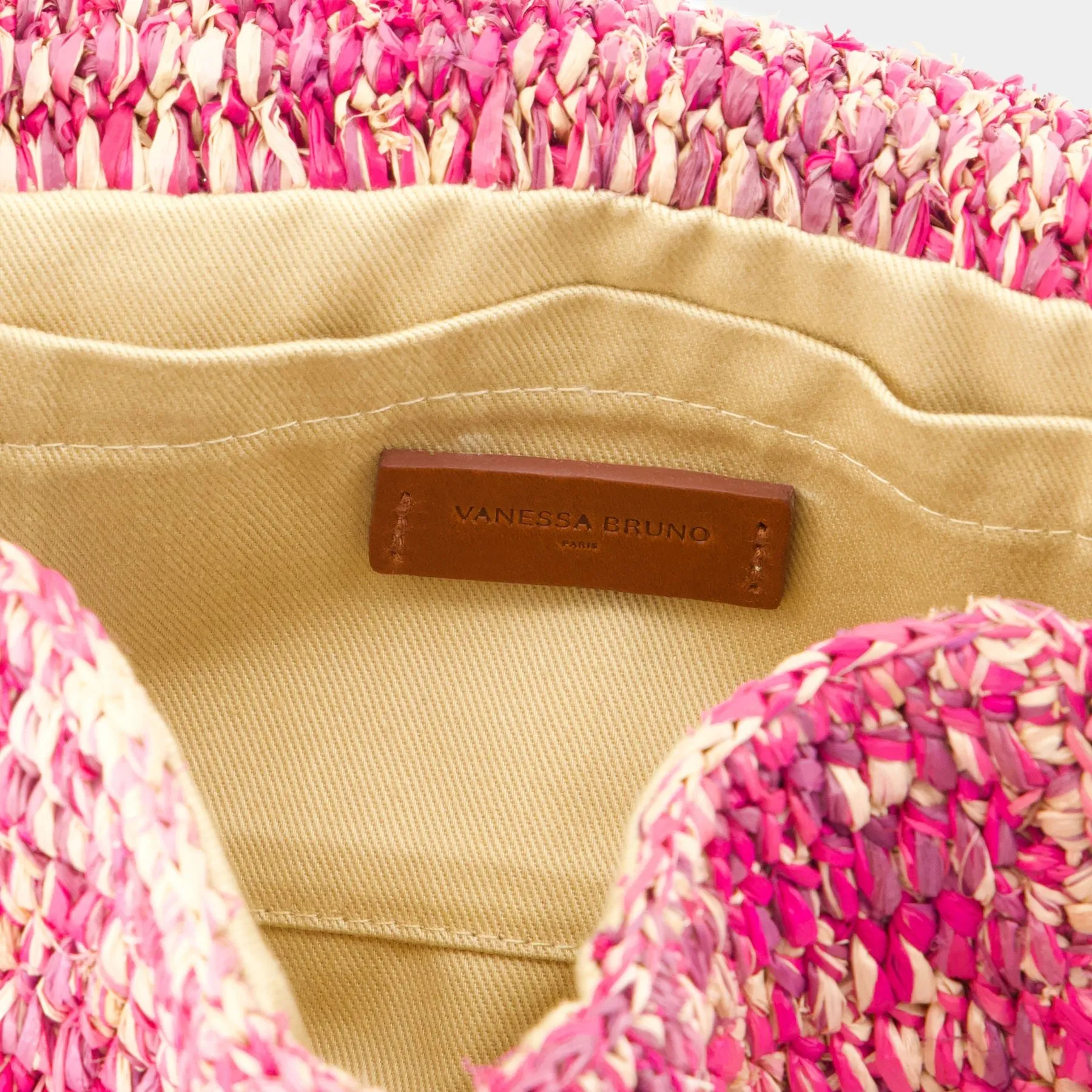 Nano Moon Crossbody - Vanessa Bruno - Cotton - Pink