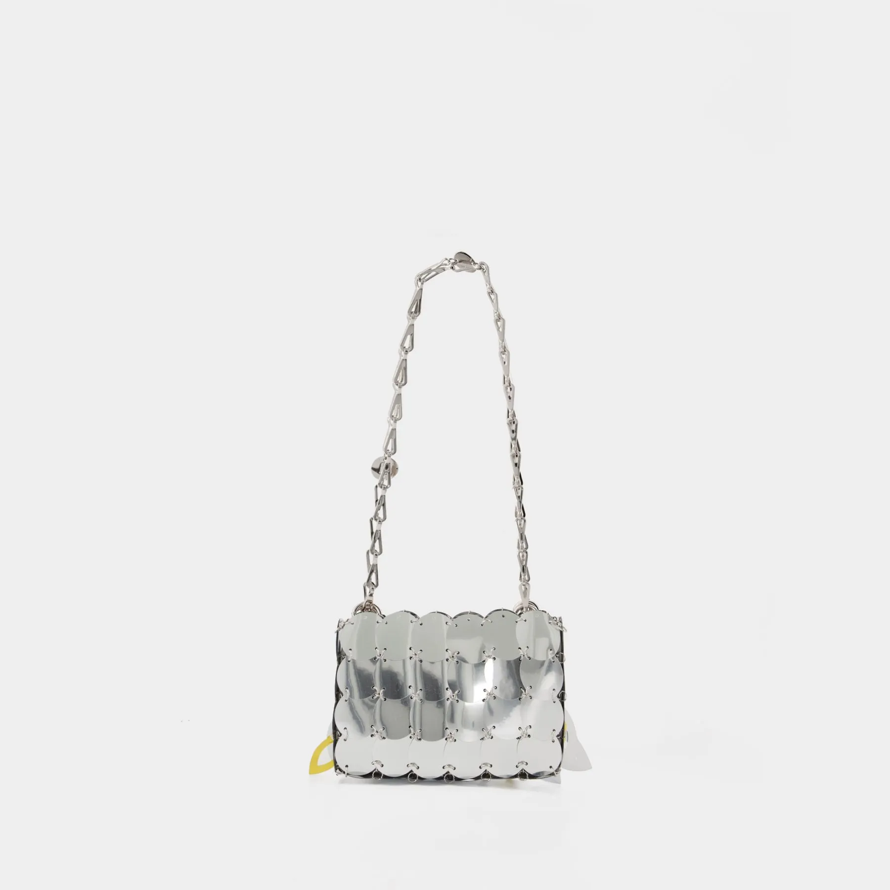 Nano Teardrop Shoulder Bag - Rabanne - Synthetic - Silver
