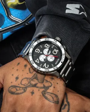 Nixon 51-30 Chrono Black/White/Gun