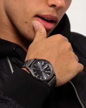 Nixon Sentry Solar Stainless Steel Watch Gunmetal