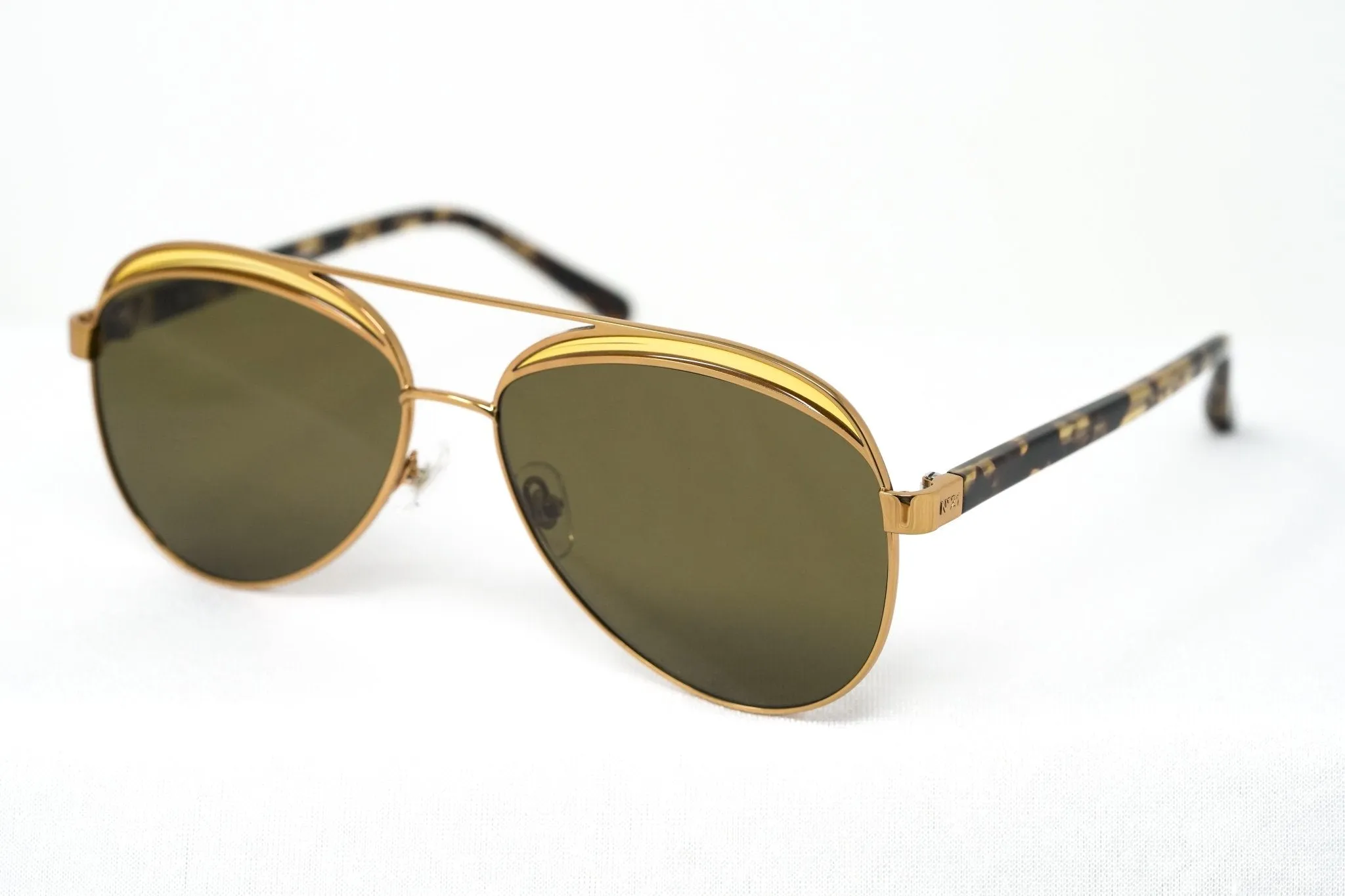 NO 21 Sunglasses Golden Brown