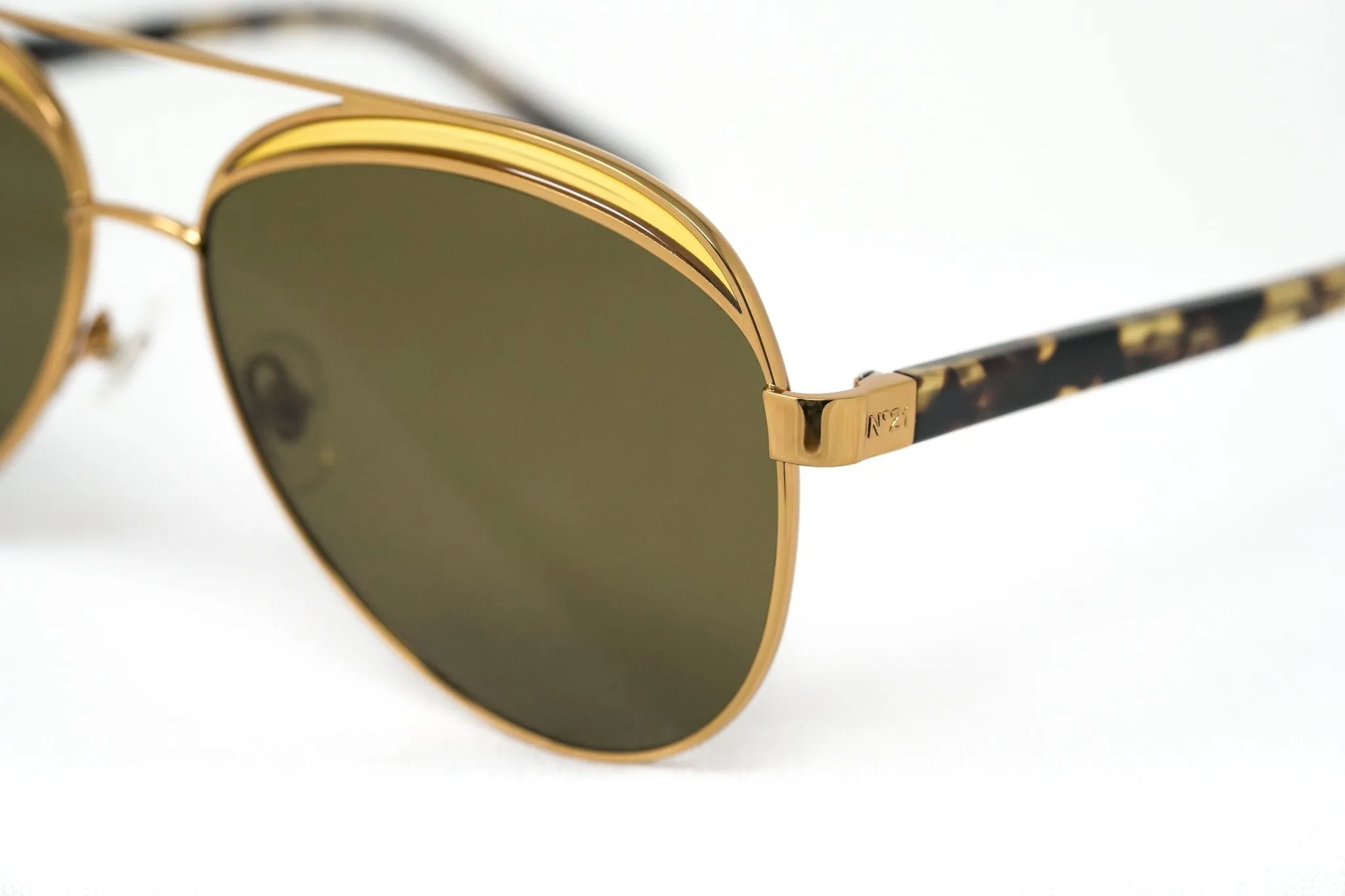 NO 21 Sunglasses Golden Brown
