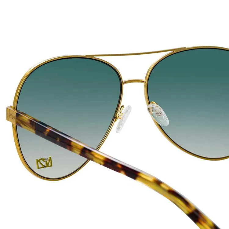 NO 21 x Linda Farrow Tortoiseshell Sunglasses N21S40C3SUN