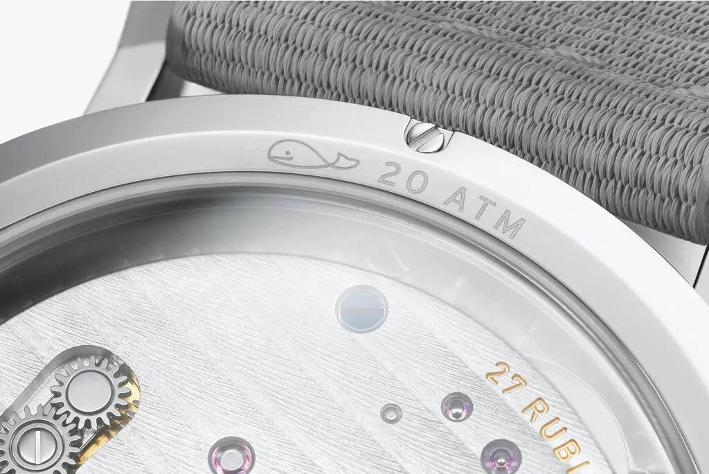 Nomos Glashutte Ahoi Neomatik 38 Date Sand Sapphire Crystal Watch