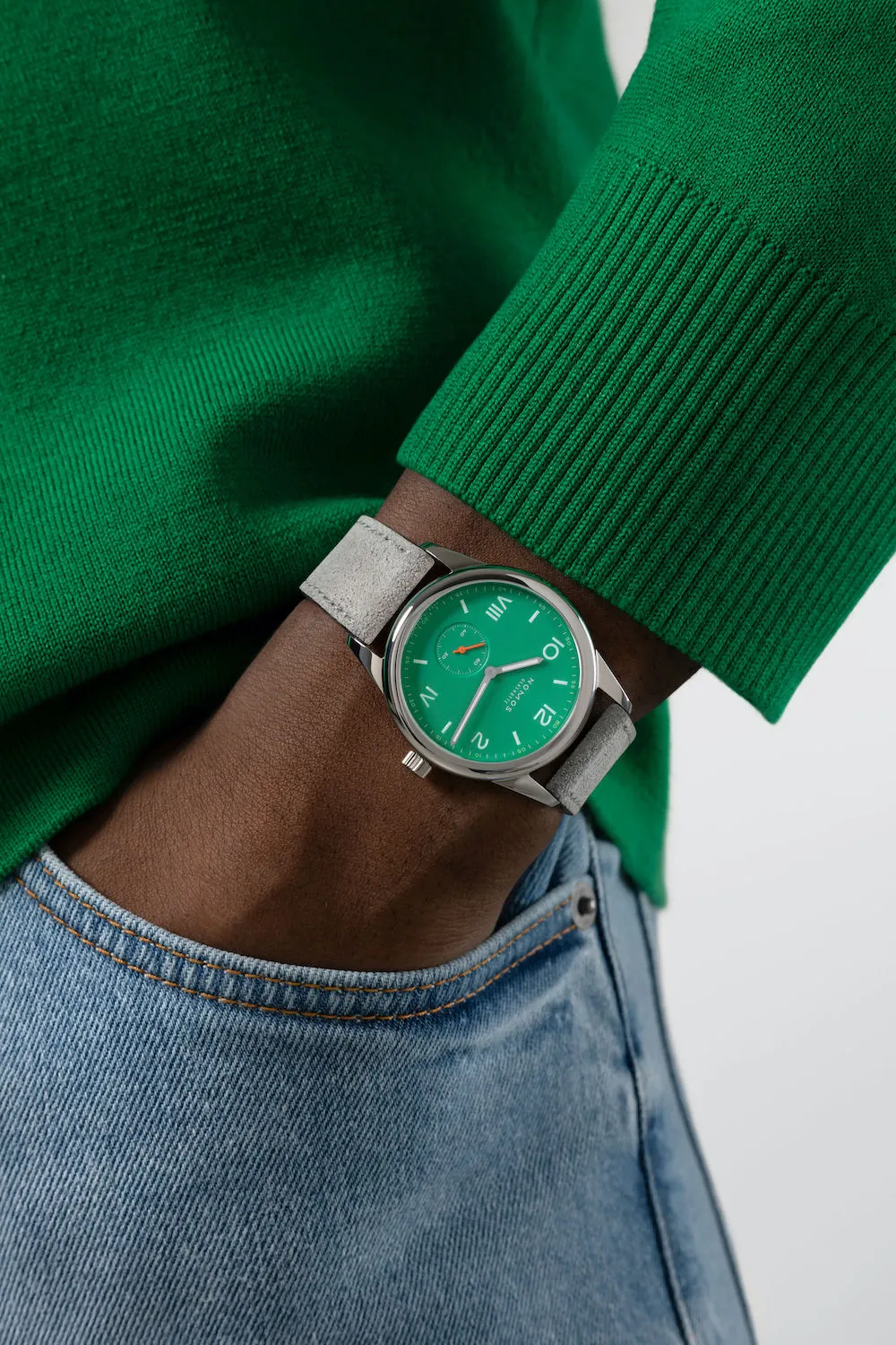 Nomos Glashutte Club Campus 38 Electric Green Watch