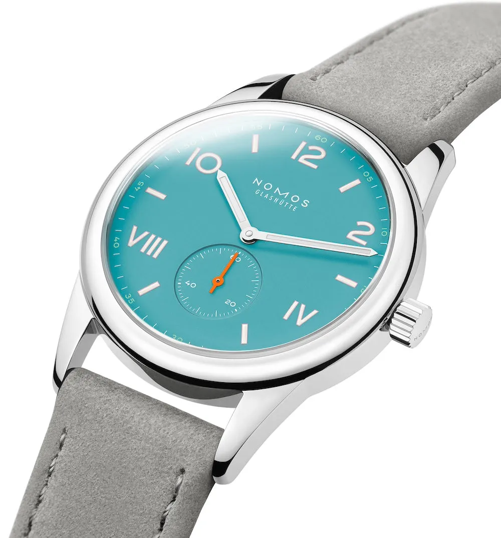 Nomos Glashutte Club Campus 38 Endless Blue Watch