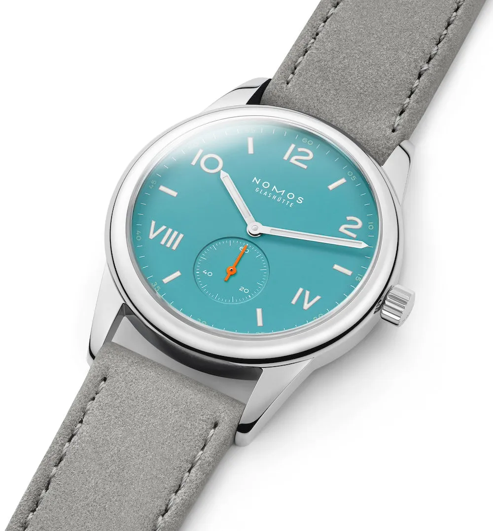 Nomos Glashutte Club Campus 38 Endless Blue Watch