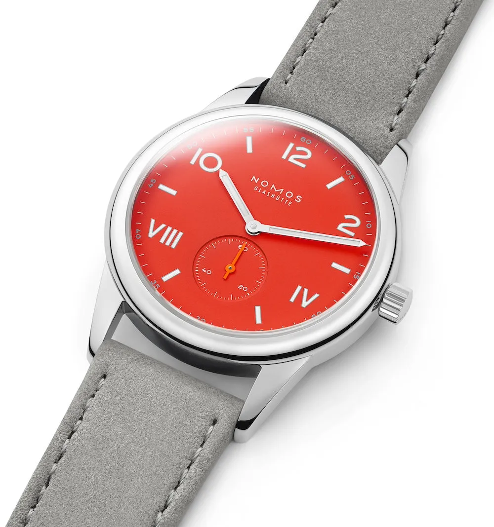 Nomos Glashutte Club Campus 38 Nonstop Red Watch