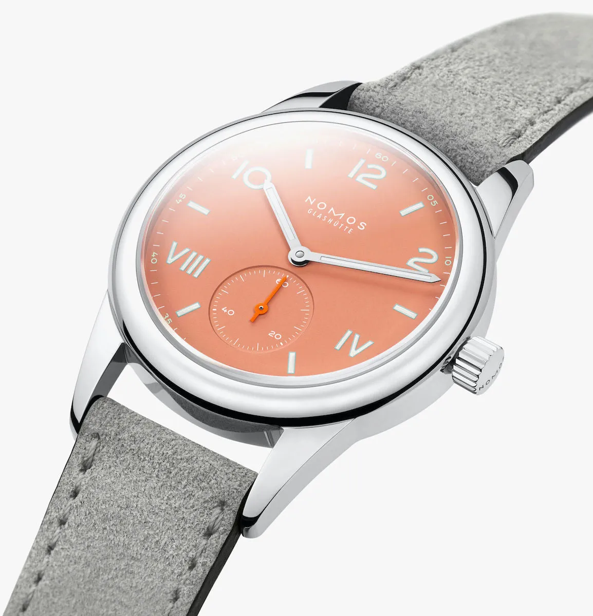 Nomos Glashutte Club Campus Cream Coral Watch