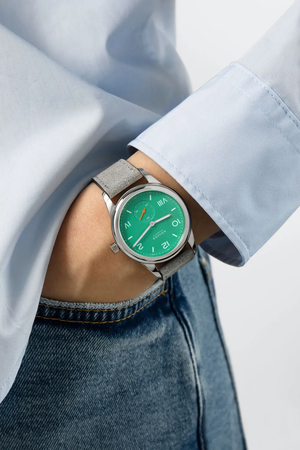 Nomos Glashutte Club Campus Electric Green Watch