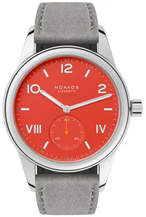 Nomos Glashutte Club Campus Nonstop Red Sapphire Crystal Watch