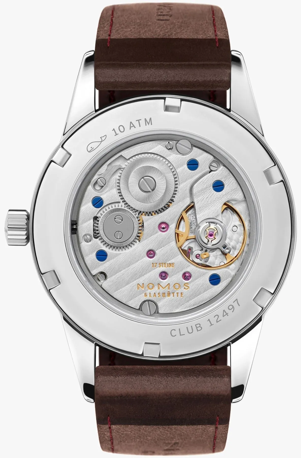 Nomos Glashutte Club Sapphire Crystal Watch