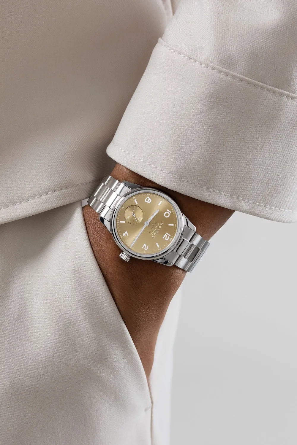 Nomos Glashutte Club Sport Neomatik 34 Gold Watch