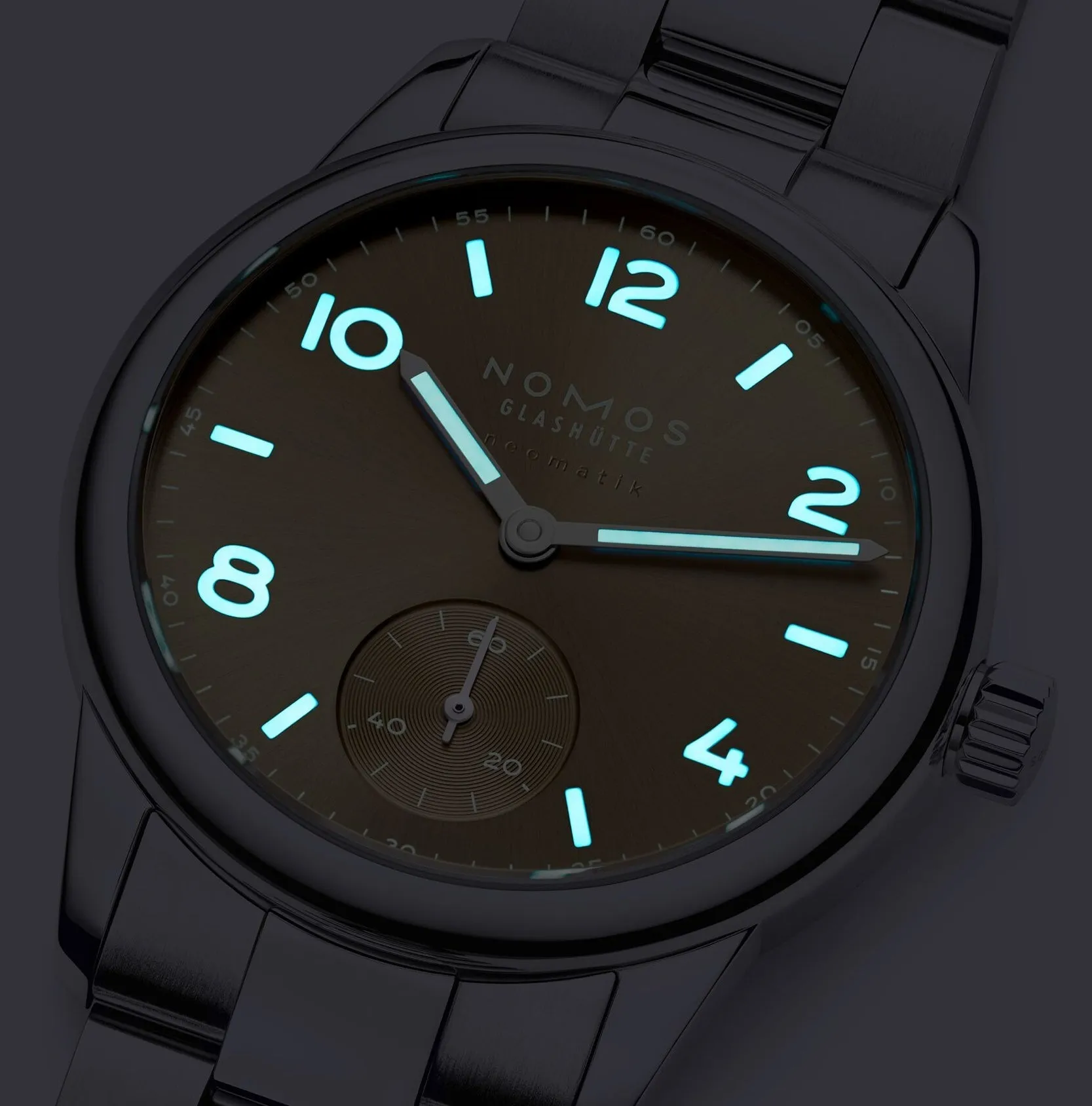 Nomos Glashutte Club Sport Neomatik 34 Gold Watch
