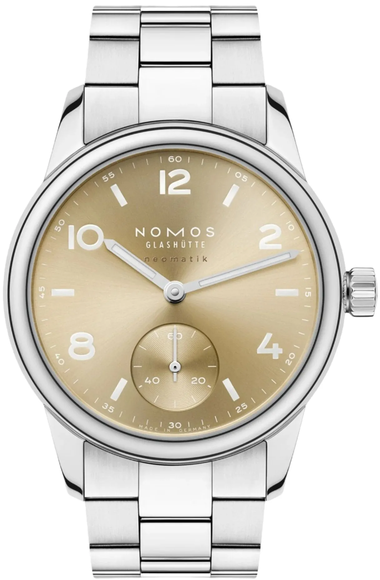 Nomos Glashutte Club Sport Neomatik 34 Gold Watch