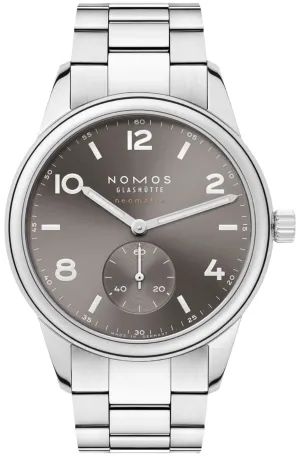 Nomos Glashutte Club Sport Neomatik 39 Smoke Watch