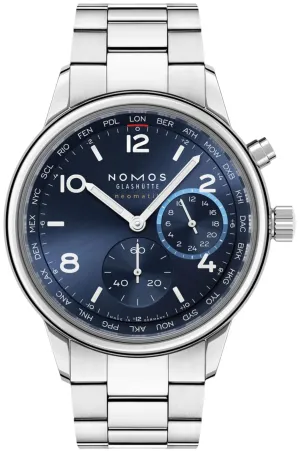 Nomos Glashutte Club Sport Neomatik Worldtimer Blue Watch Pre-Order