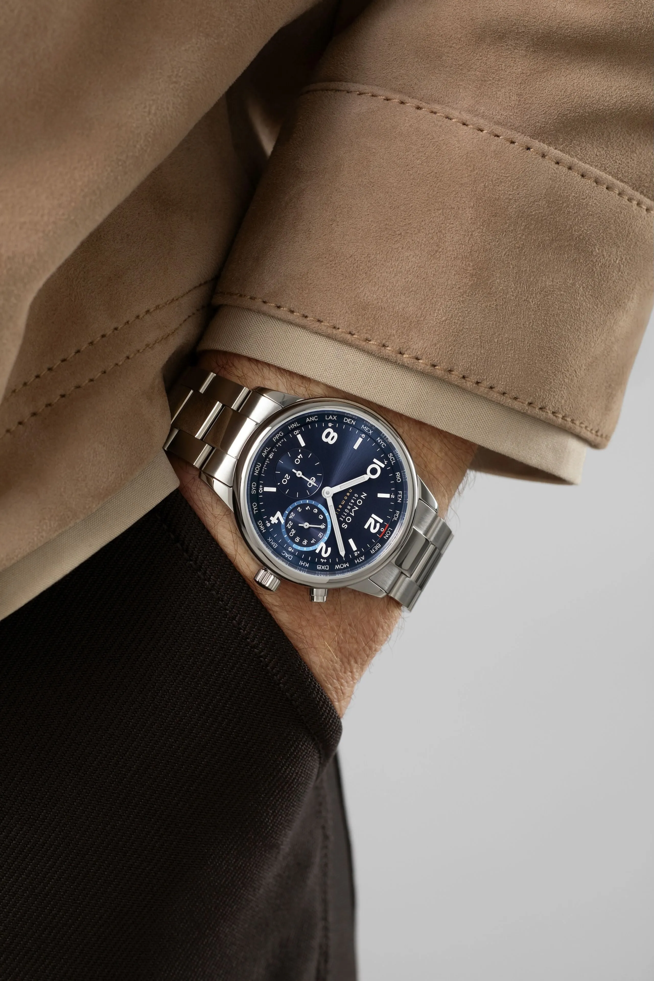 Nomos Glashutte Club Sport Neomatik Worldtimer Blue Watch Pre-Order