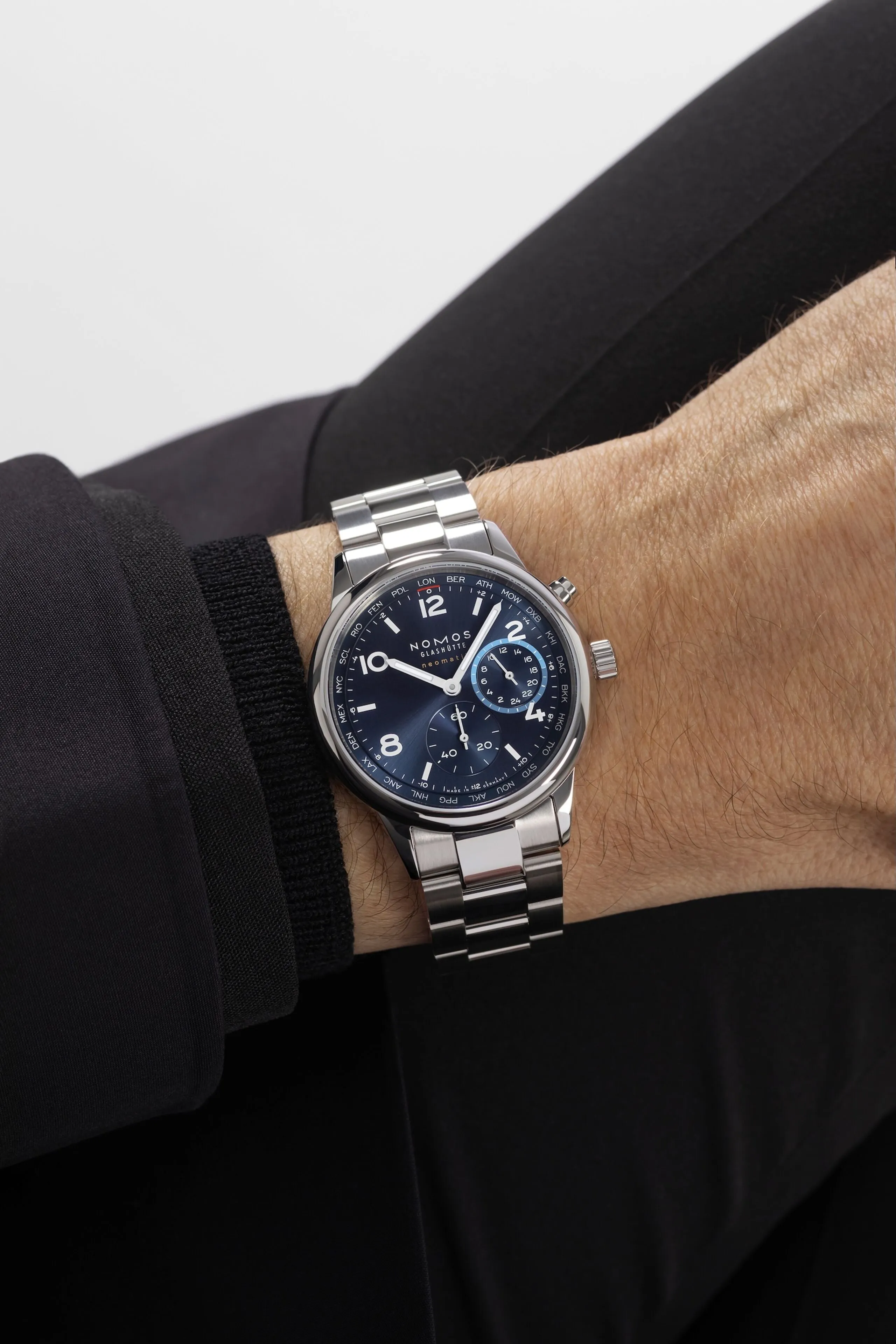 Nomos Glashutte Club Sport Neomatik Worldtimer Blue Watch Pre-Order