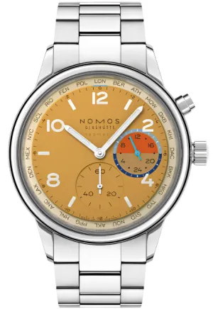 Nomos Glashutte Club Sport Neomatik Worldtimer Dune Watch Pre-Order