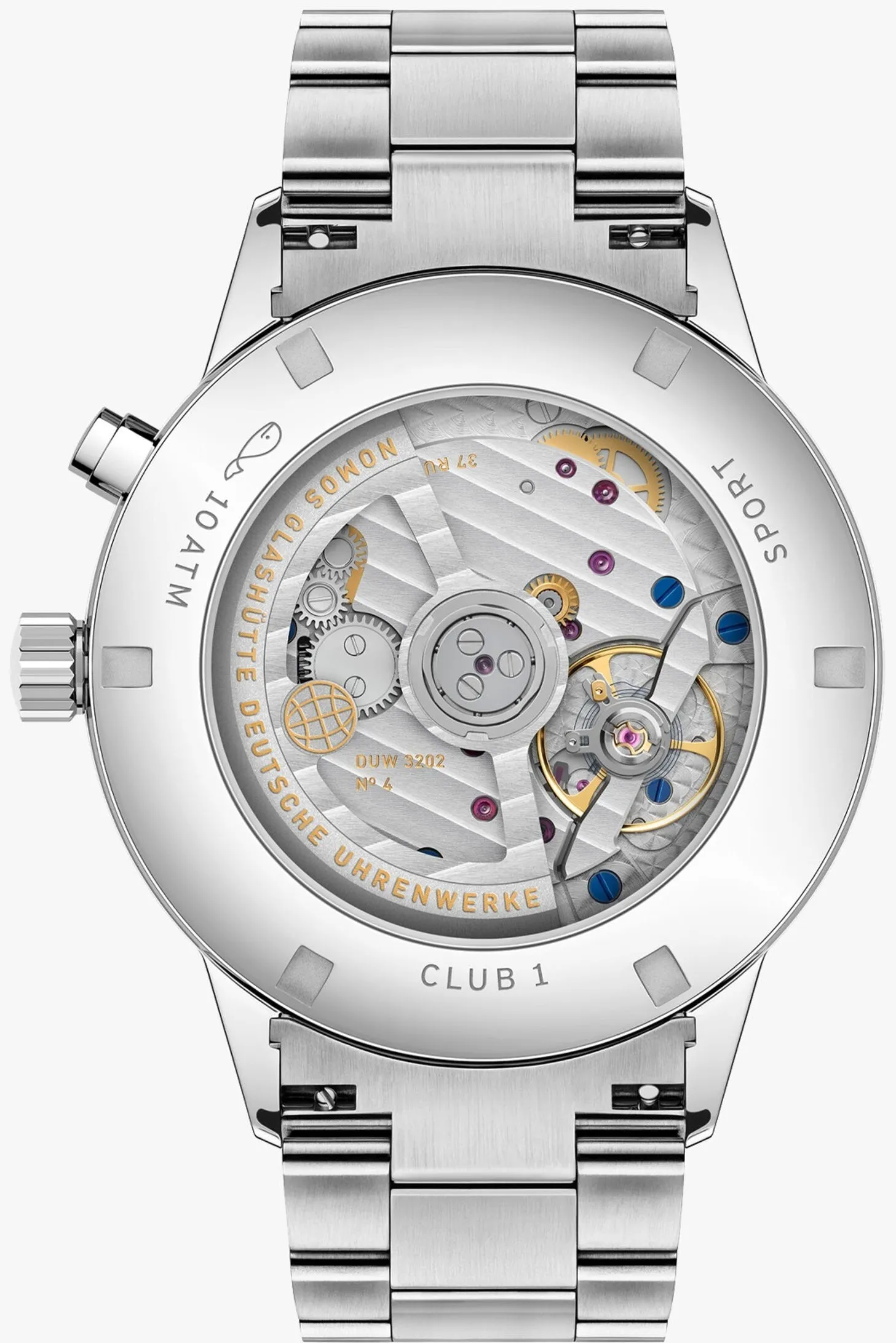 Nomos Glashutte Club Sport Neomatik Worldtimer Silver Watch Pre-Order
