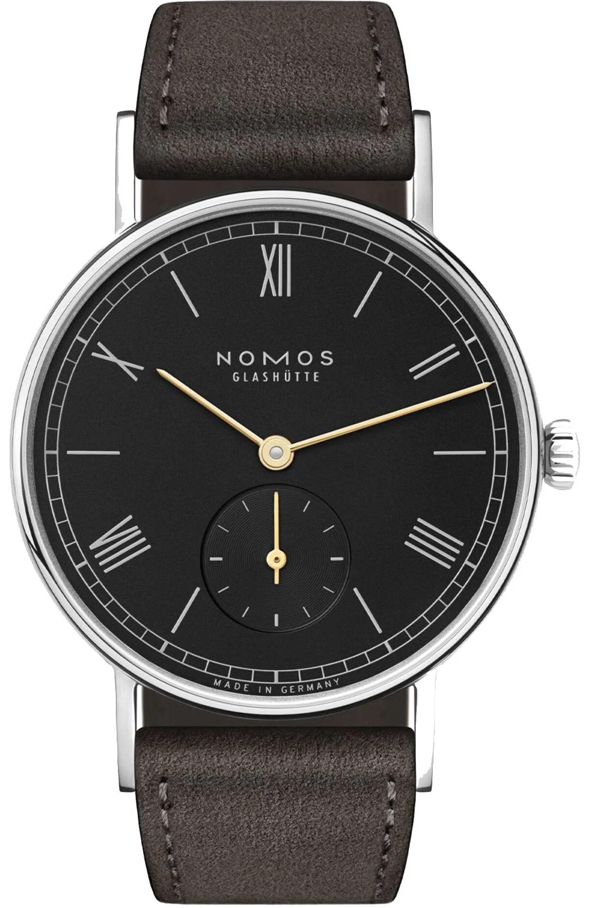Nomos Glashutte Ludwig 33 Noir Sapphire Crystal Watch