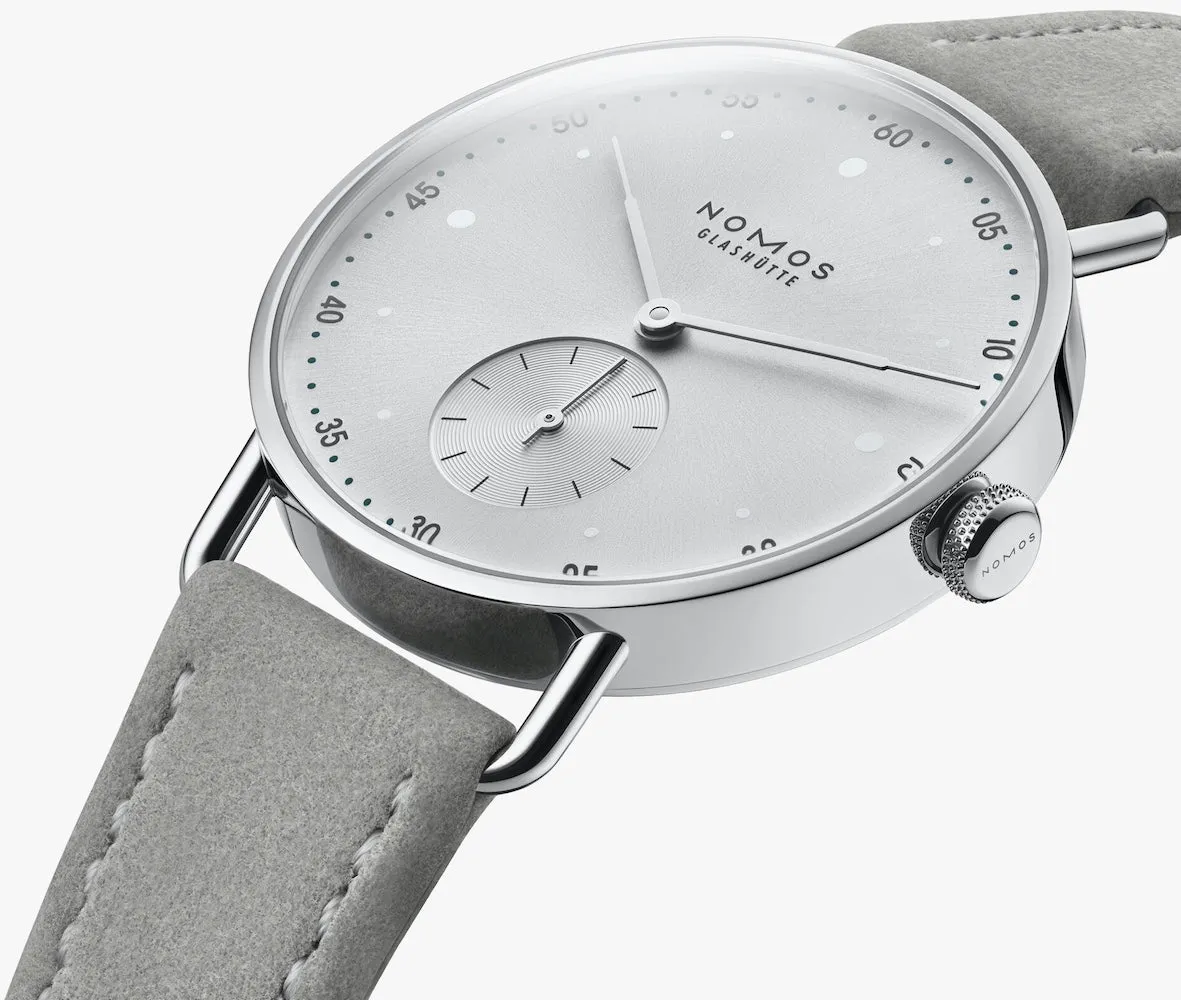 Nomos Glashutte Metro 33 Metro Silver Watch