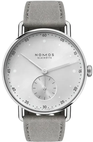 Nomos Glashutte Metro 33 Metro Silver Watch