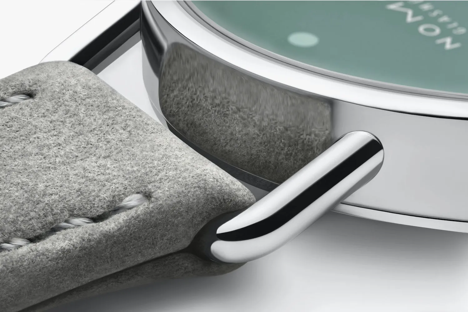 Nomos Glashutte Metro 33 Sage Sapphire Crystal Watch