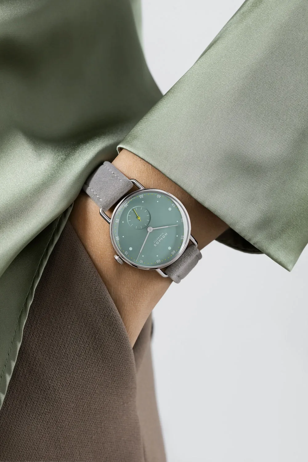 Nomos Glashutte Metro 33 Sage Watch