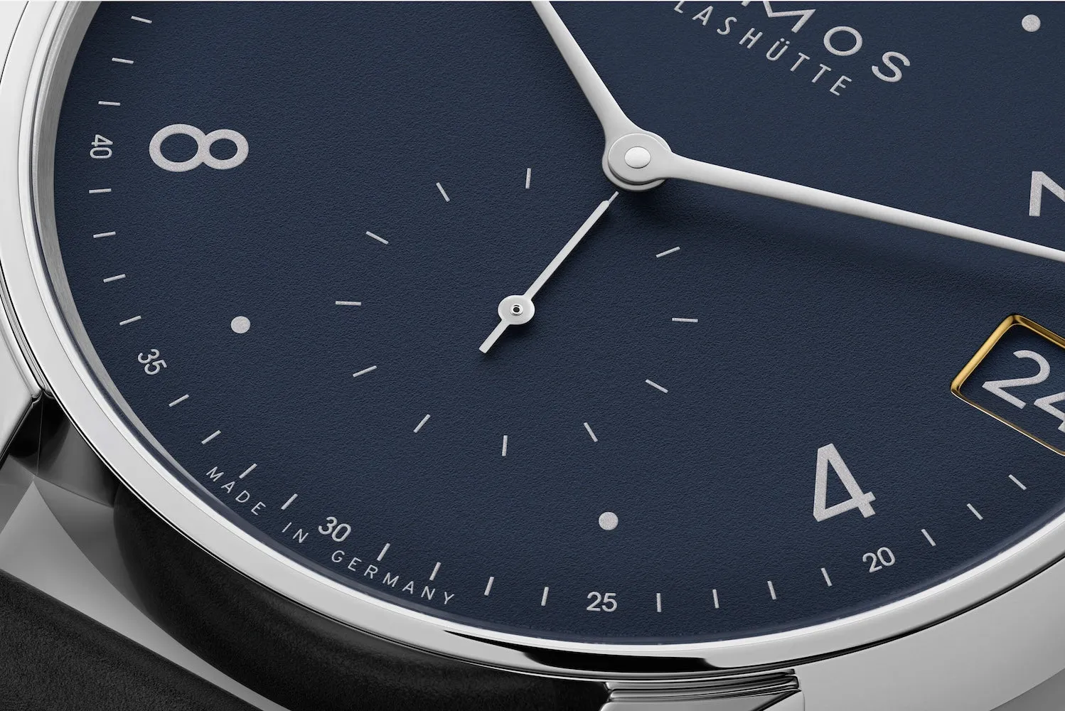 Nomos Glashutte Minimatik 39 Date Blue Watch