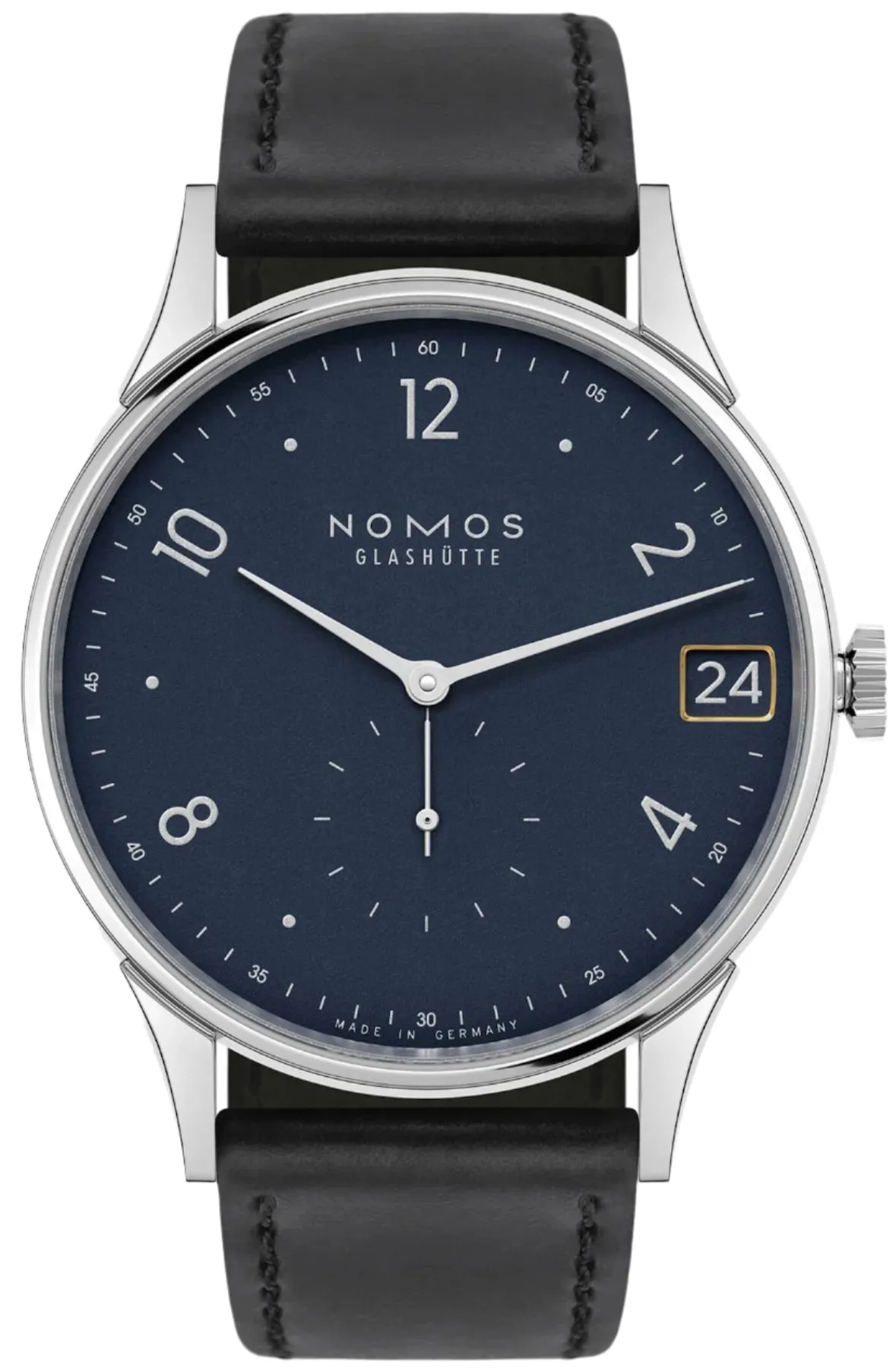 Nomos Glashutte Minimatik 39 Date Blue Watch