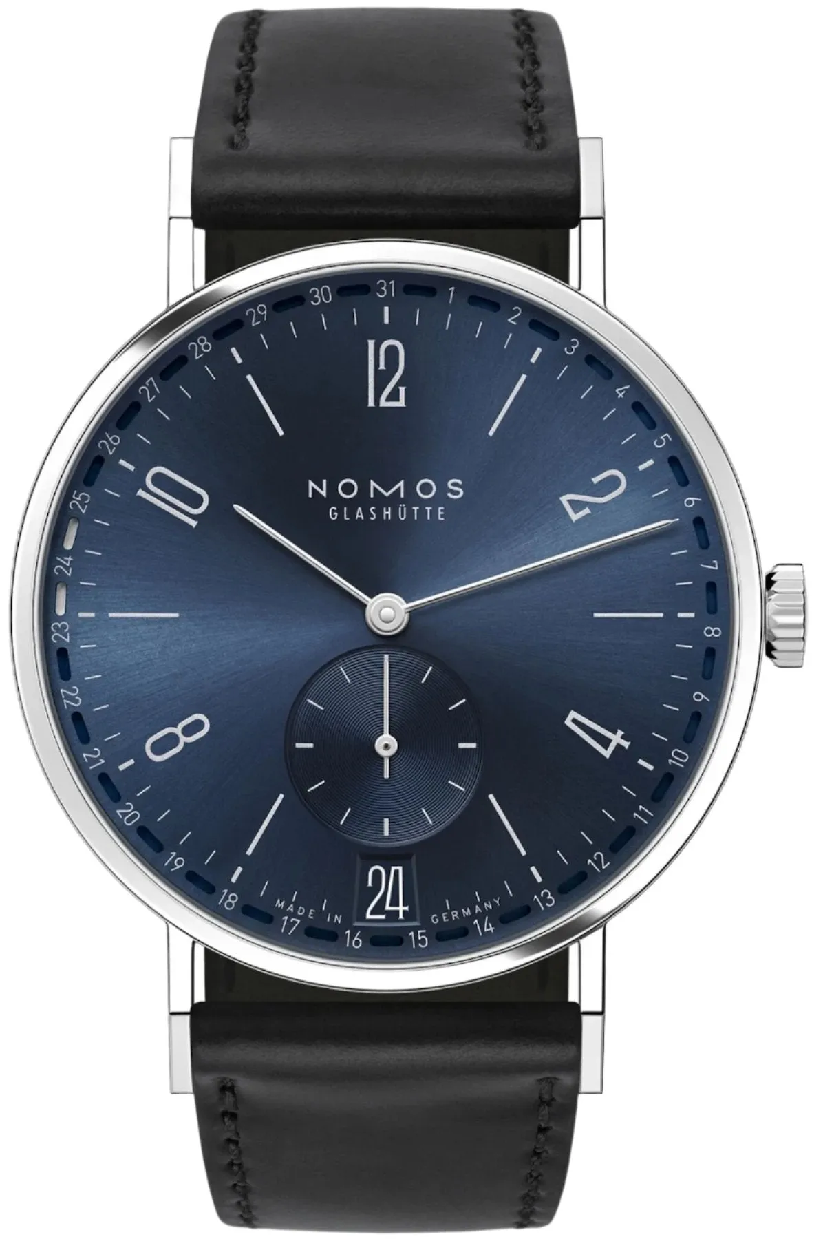 Nomos Glashutte Tangente 2Date Blue Watch