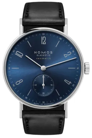 Nomos Glashutte Tangente Neomatik 39 Blue Gold Watch