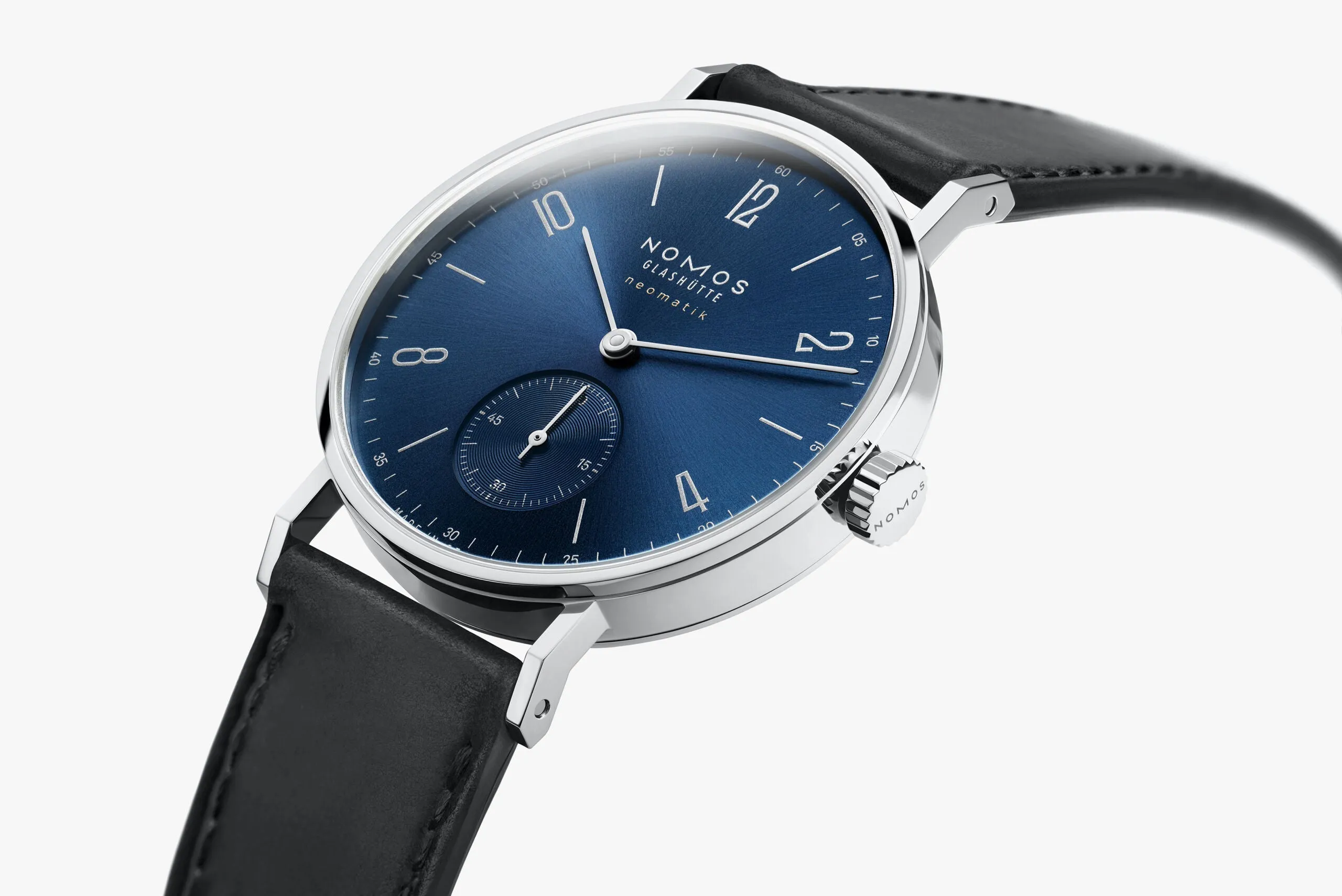 Nomos Glashutte Tangente Neomatik 39 Blue Gold Watch