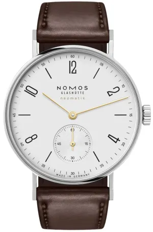 Nomos Glashutte Tangente Neomatik Dore Steel Back Watch