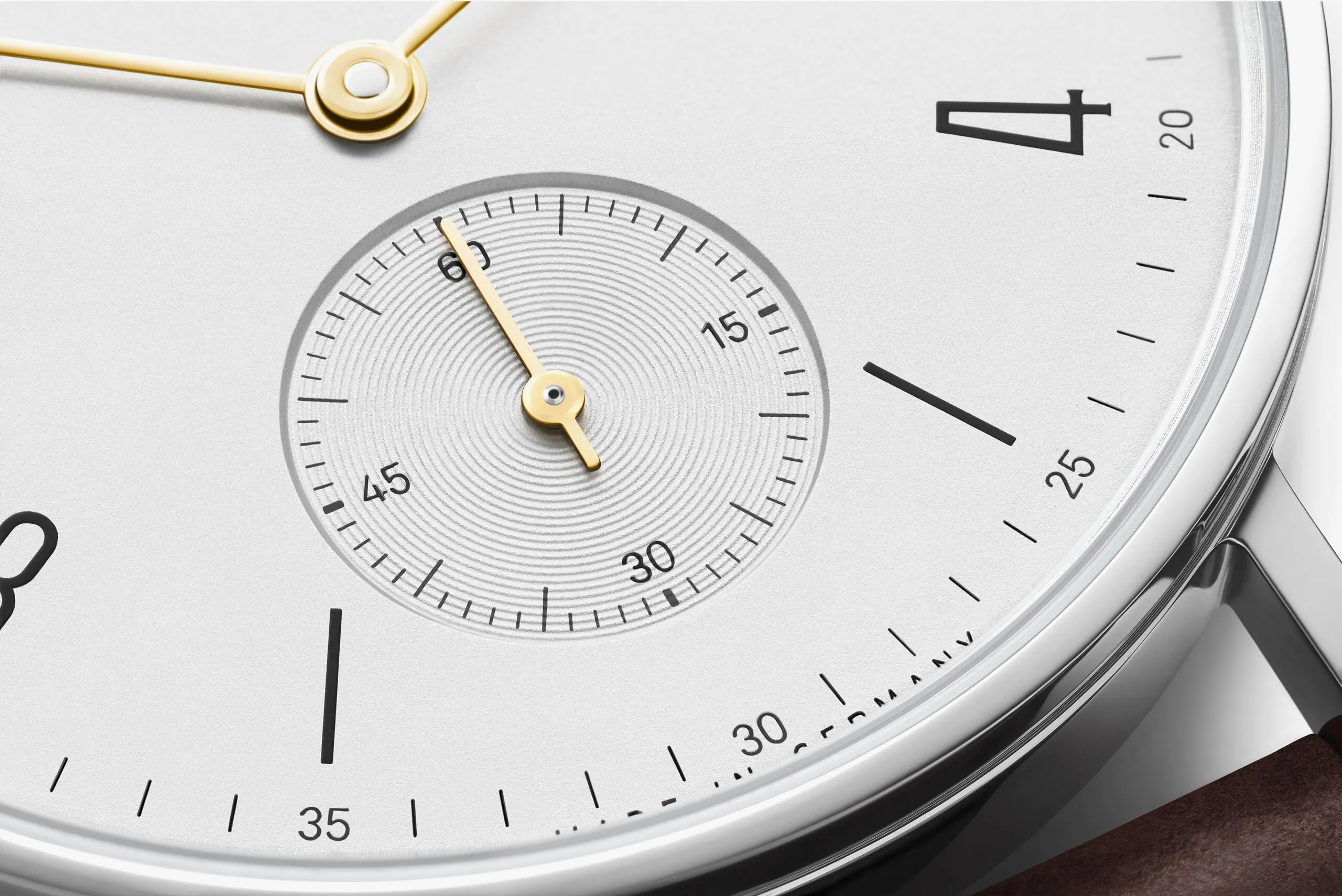 Nomos Glashutte Tangente Neomatik Dore Steel Back Watch