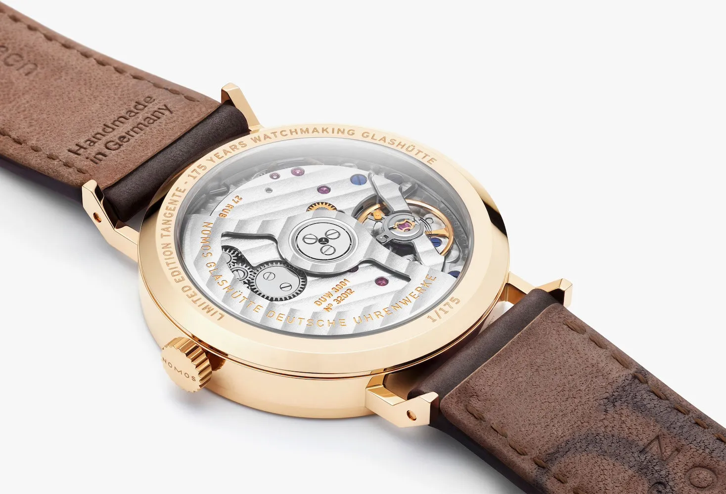 Nomos Glashutte Tangente Rose Gold Neomatik Limited Edition Watch