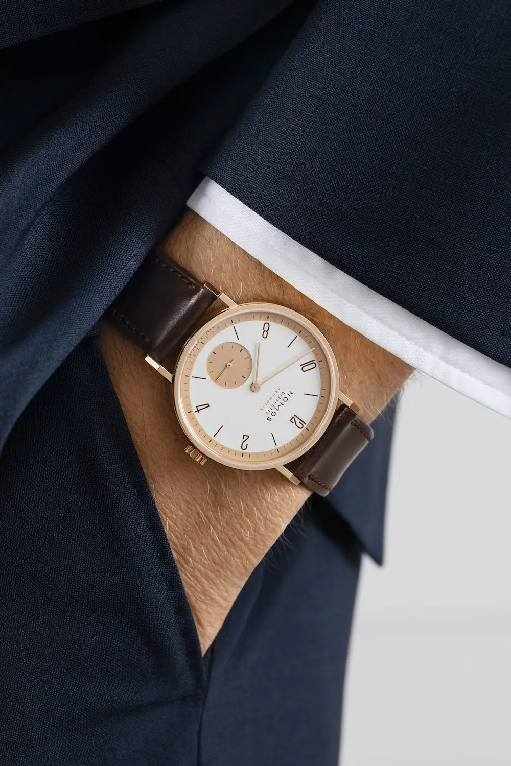 Nomos Glashutte Tangente Rose Gold Neomatik Limited Edition Watch