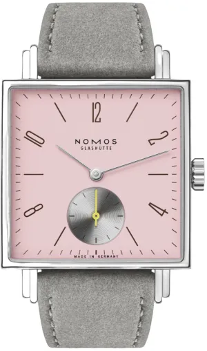 Nomos Glashutte Tetra Rose Sapphire Crystal Watch