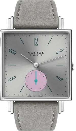 Nomos Glashutte Tetra Silvercut Sapphire Crystal Watch