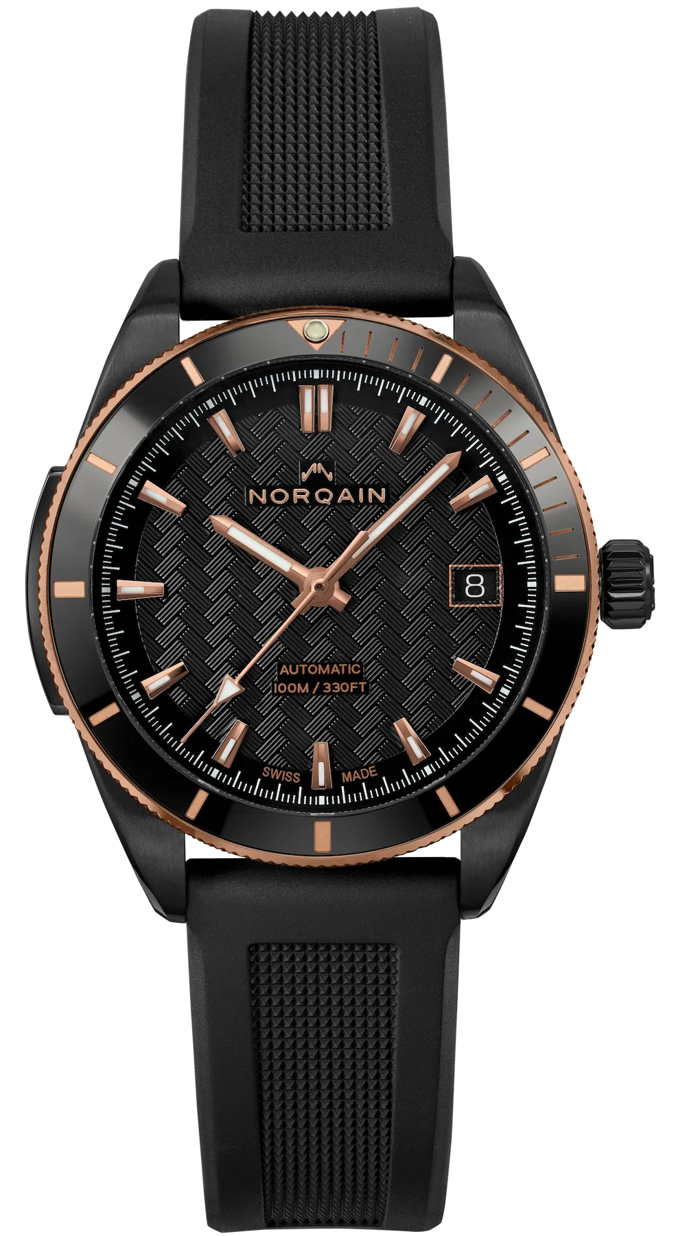 Norqain Adventure Sport 37mm DLC Gold Watch