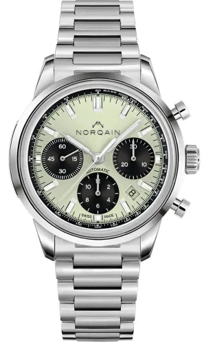 Norqain Freedom 60 Chrono 40mm Pistachio Bracelet Watch
