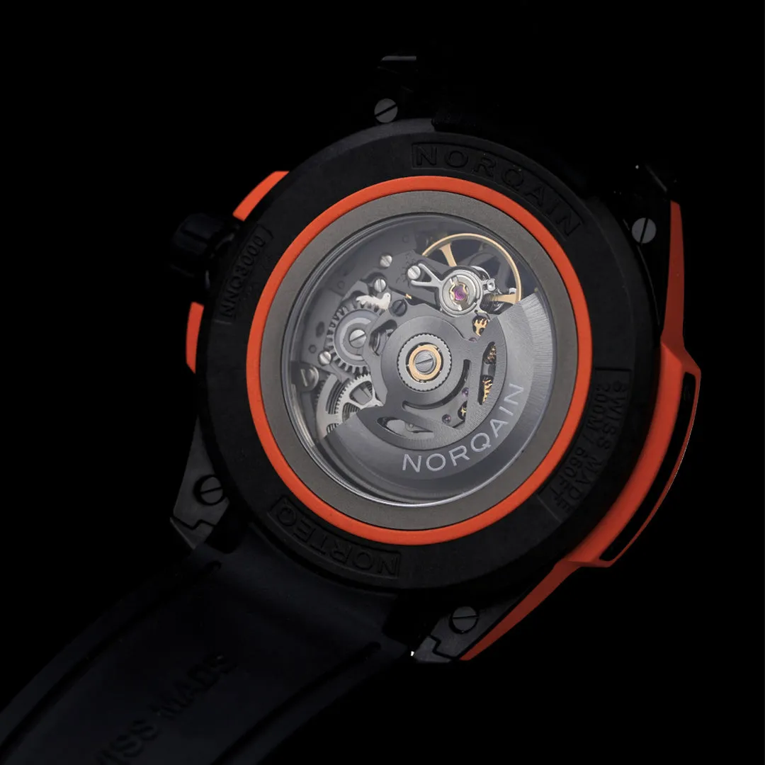 Norqain Independence Wild One Skeleton 42mm Coral Watch