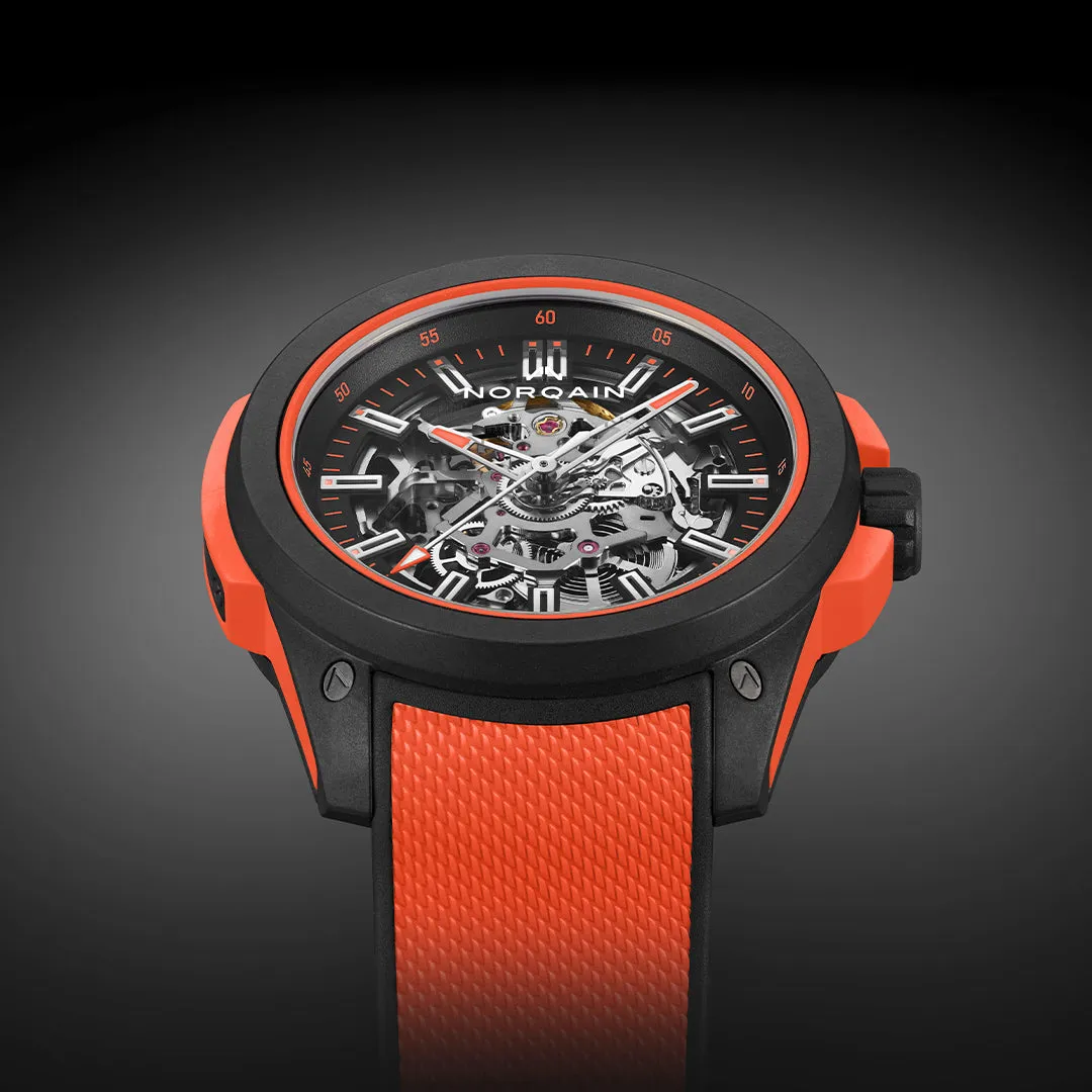 Norqain Independence Wild One Skeleton 42mm Coral Watch