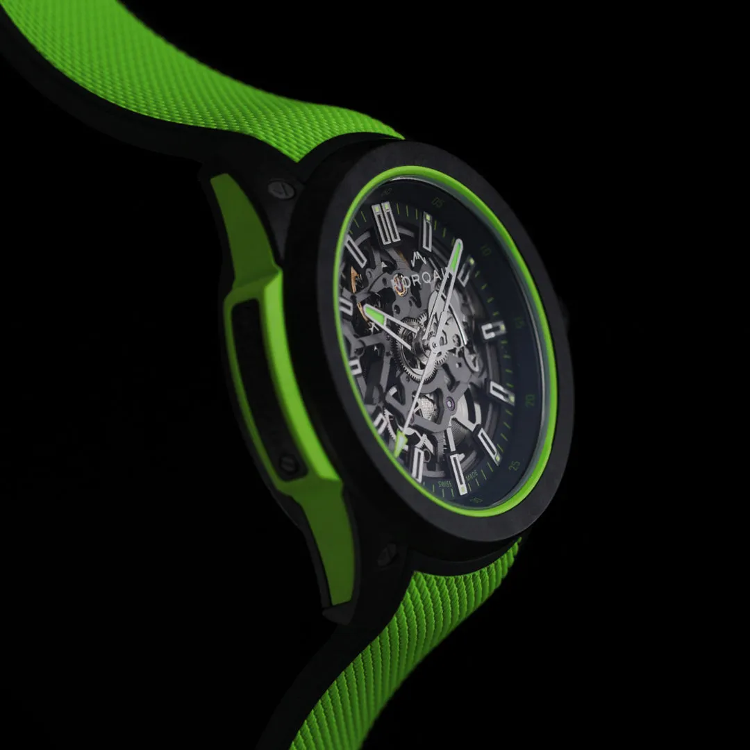Norqain Independence Wild One Skeleton 42mm Gecko Watch