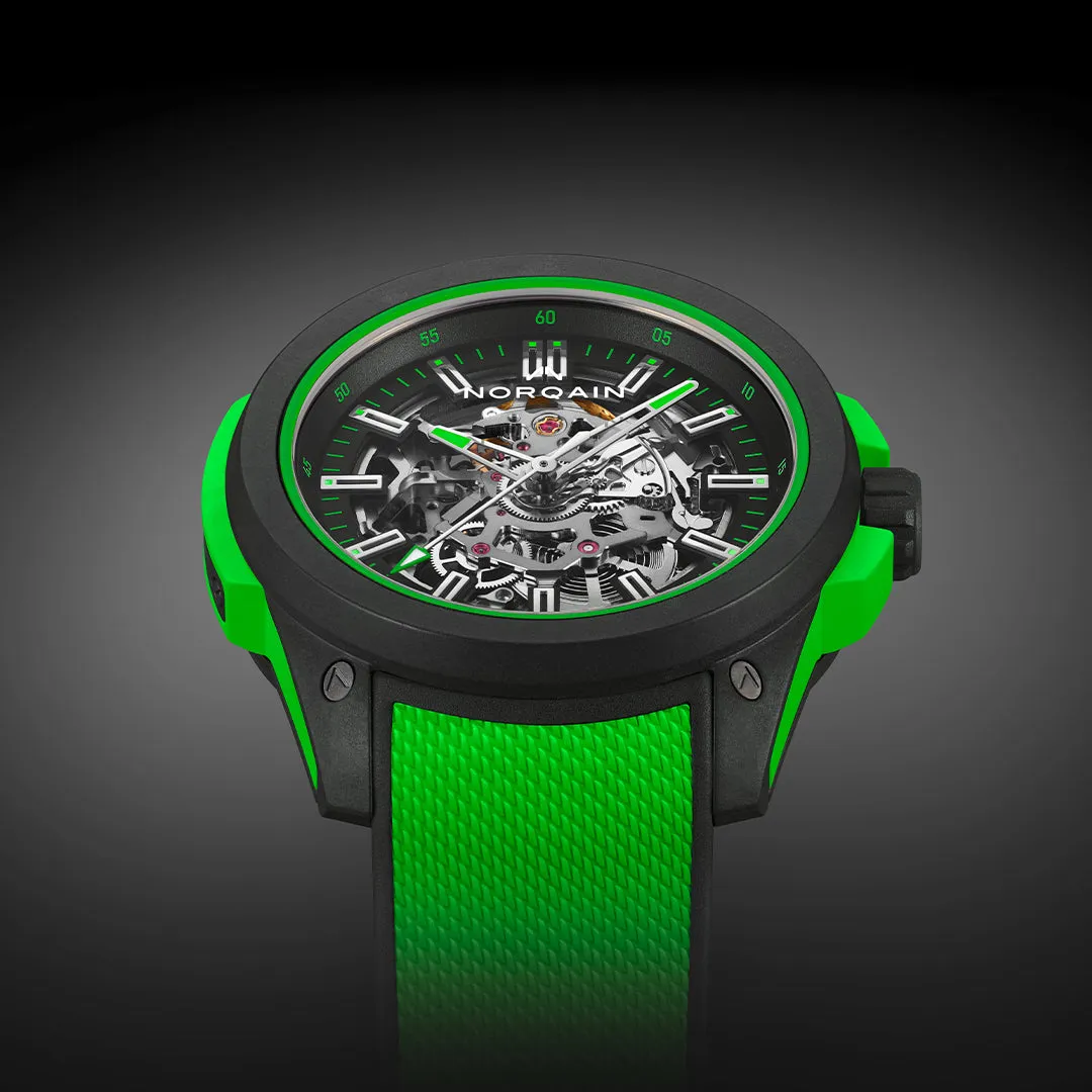 Norqain Independence Wild One Skeleton 42mm Gecko Watch