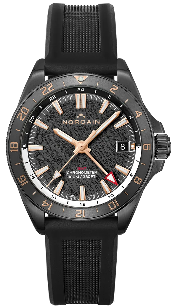 Norqain Neverest GMT Glacier Black 41mm Watch
